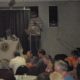 Man speaking at a Lions Club meeting.