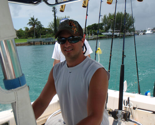 Jon at the controls