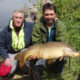 Lawrence holding his 33lb 8oz Carp with Miles