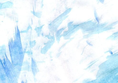 Abstract blue and white marbled texture with soft blending.